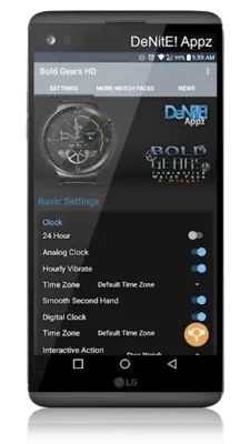 Bold Gears HD Watch Face android App screenshot 12