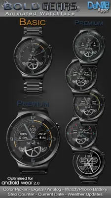 Bold Gears HD Watch Face android App screenshot 15