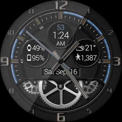 Bold Gears HD Watch Face android App screenshot 3