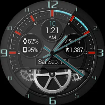 Bold Gears HD Watch Face android App screenshot 4